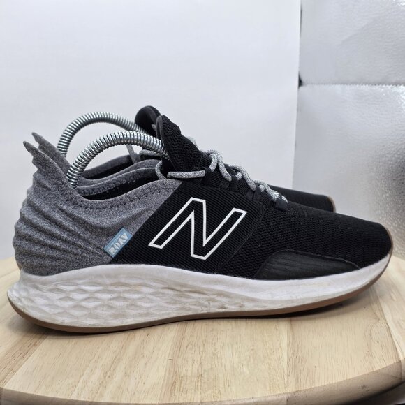 Womens Size 9 B - New Balance Fresh Foam Roav 6 Black Gray Athletic Shoes - Picture 3 of 9